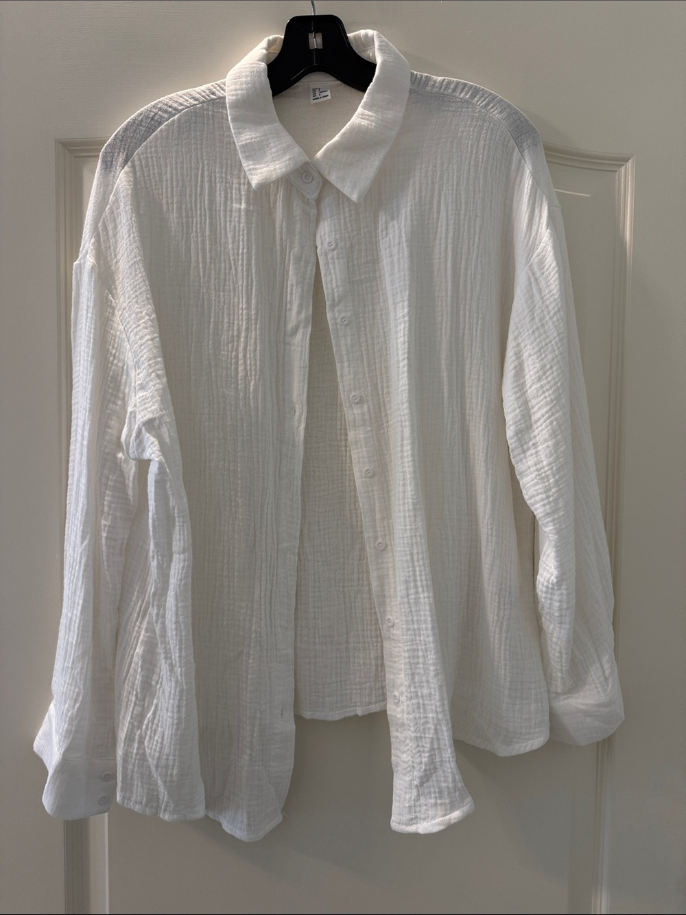 White Cotton Button Down